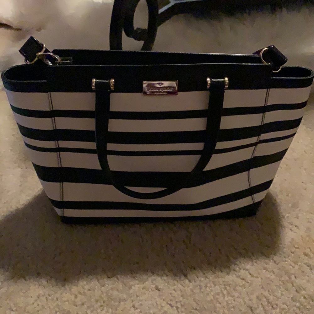 Kate spade black and white bag.